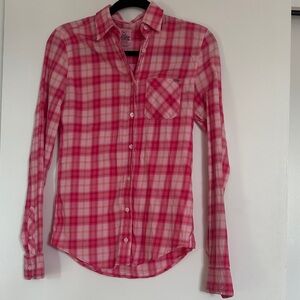 Victoria's Secret Plaid Shirt